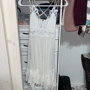 White free people dress